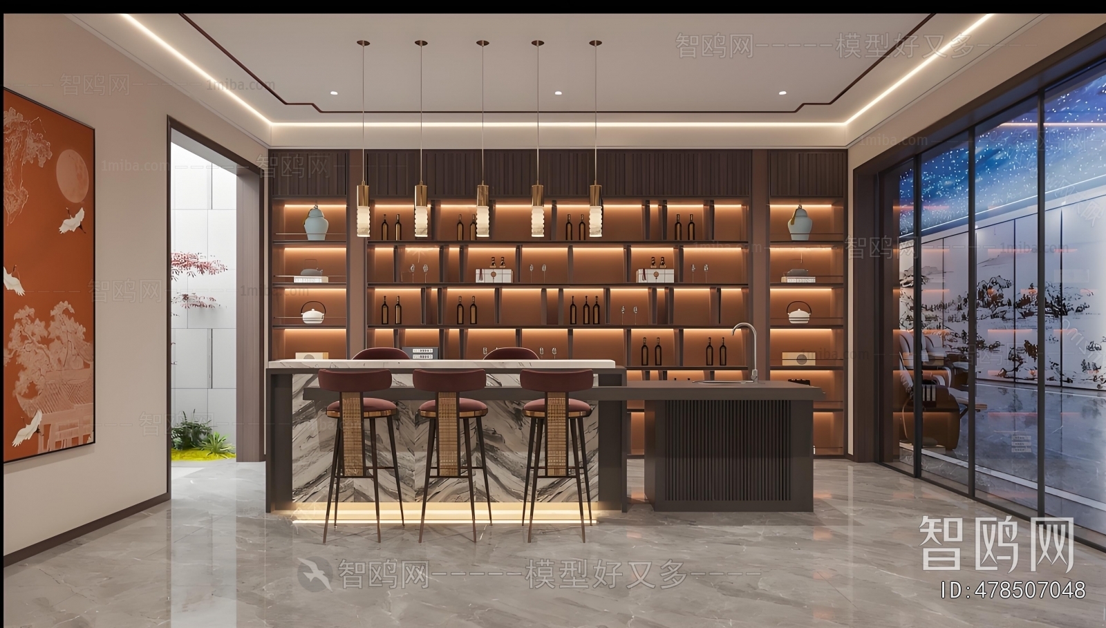 New Chinese Style Tea House