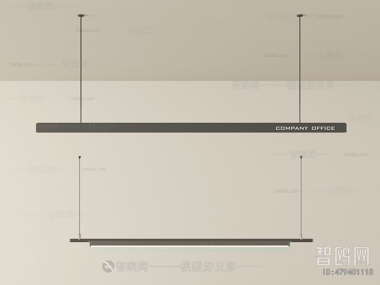 Modern Long Chandelier