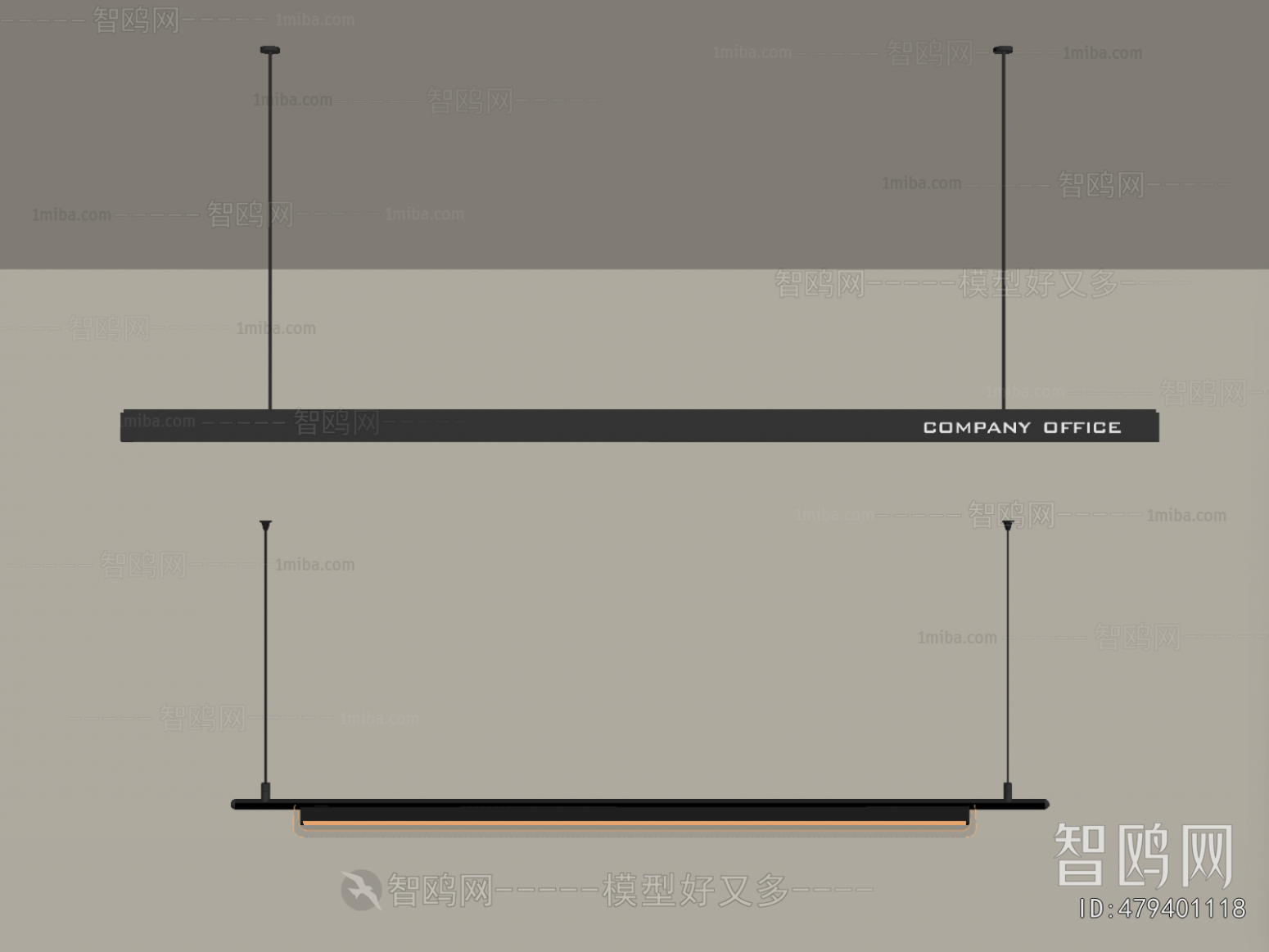 Modern Long Chandelier