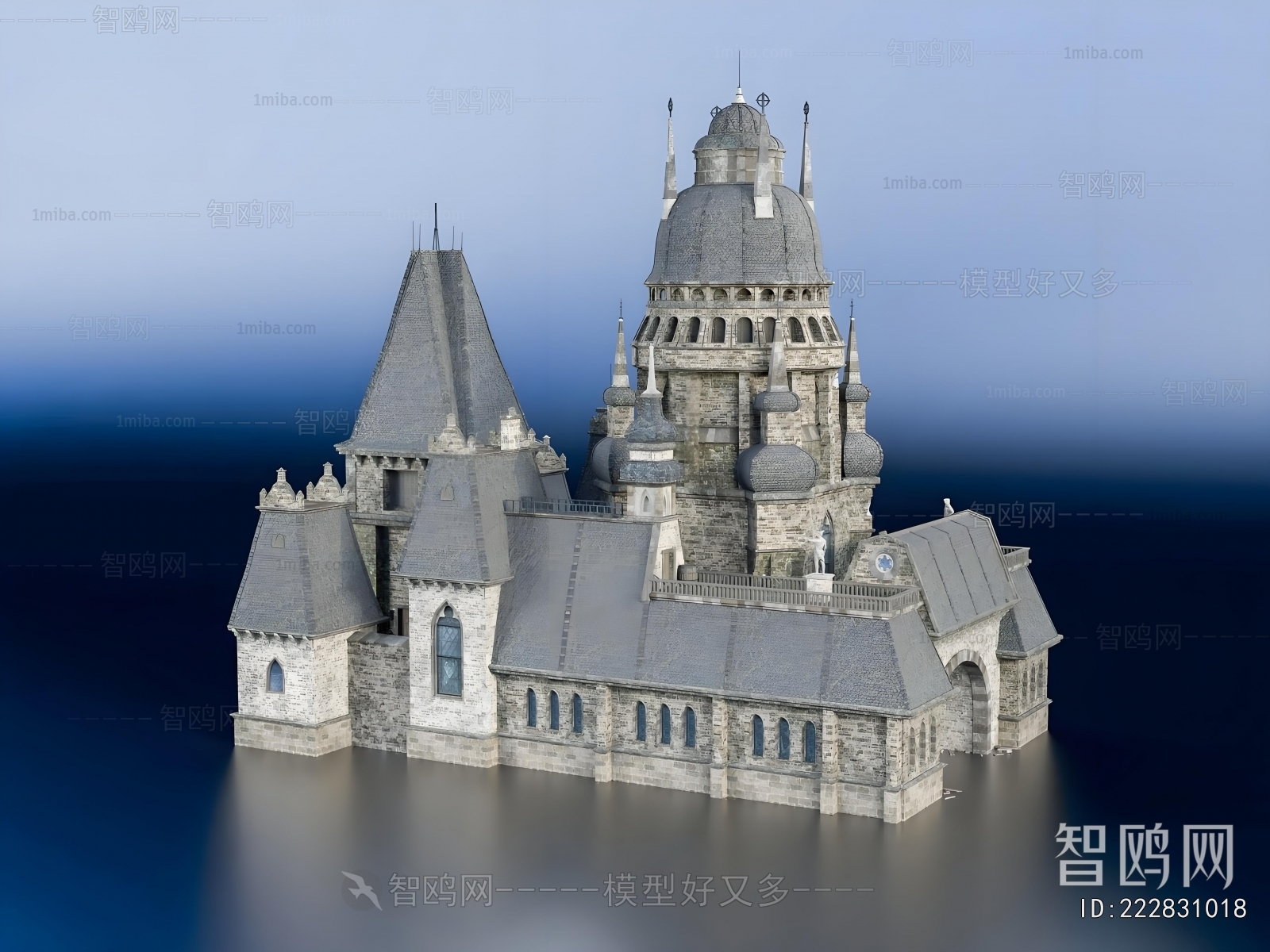 Simple European Style Religious Architecture