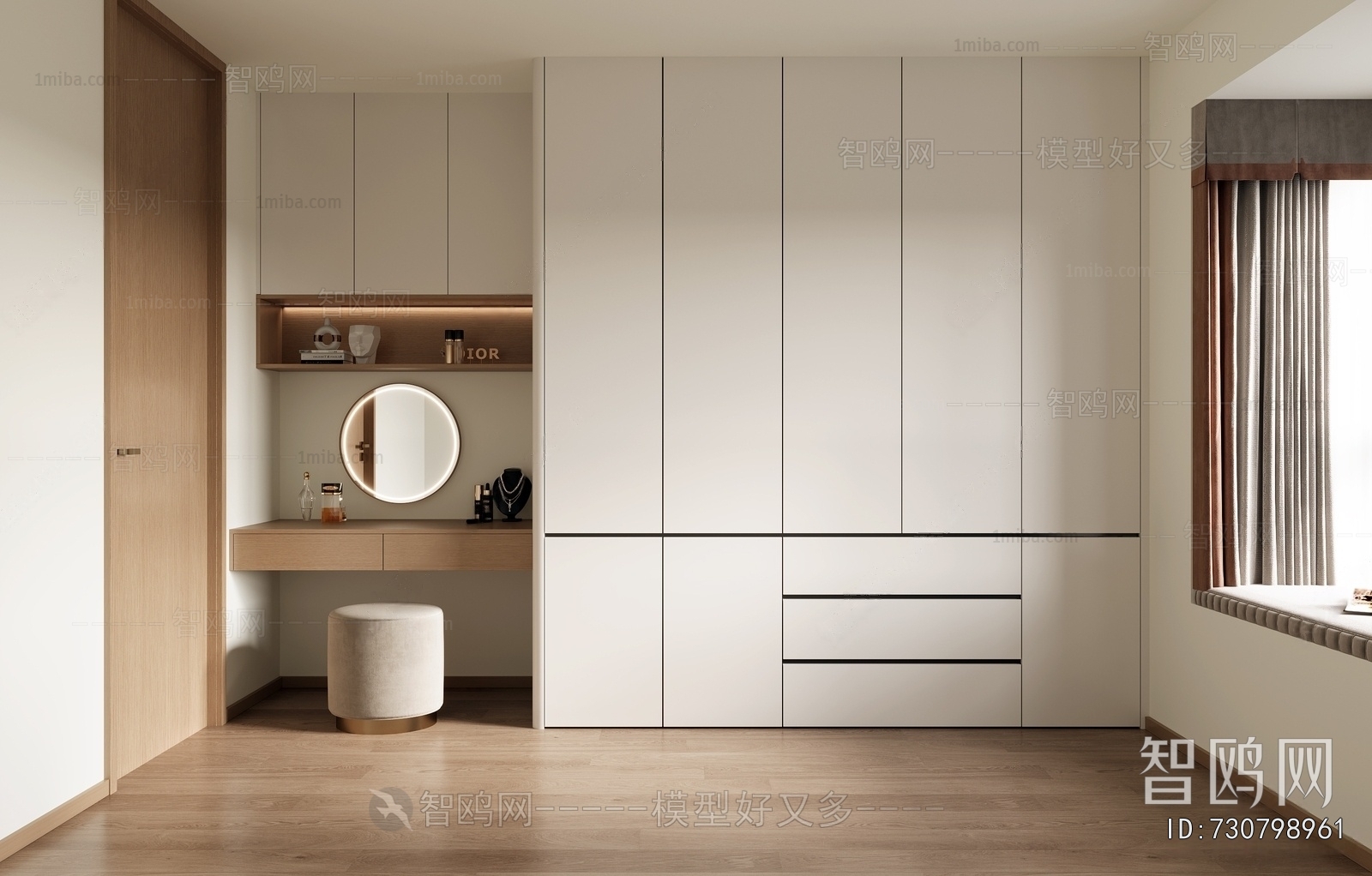 Modern Clothes Storage Area