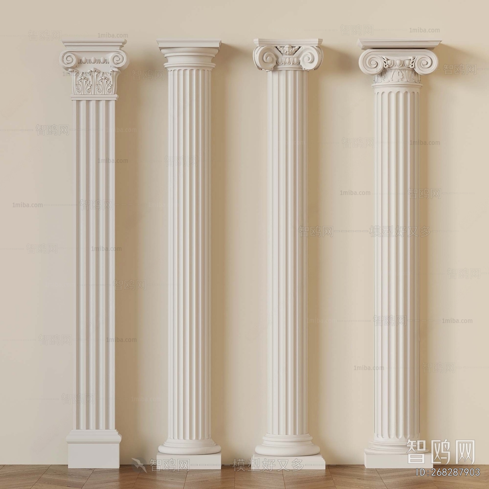 French Style Roman Pillar