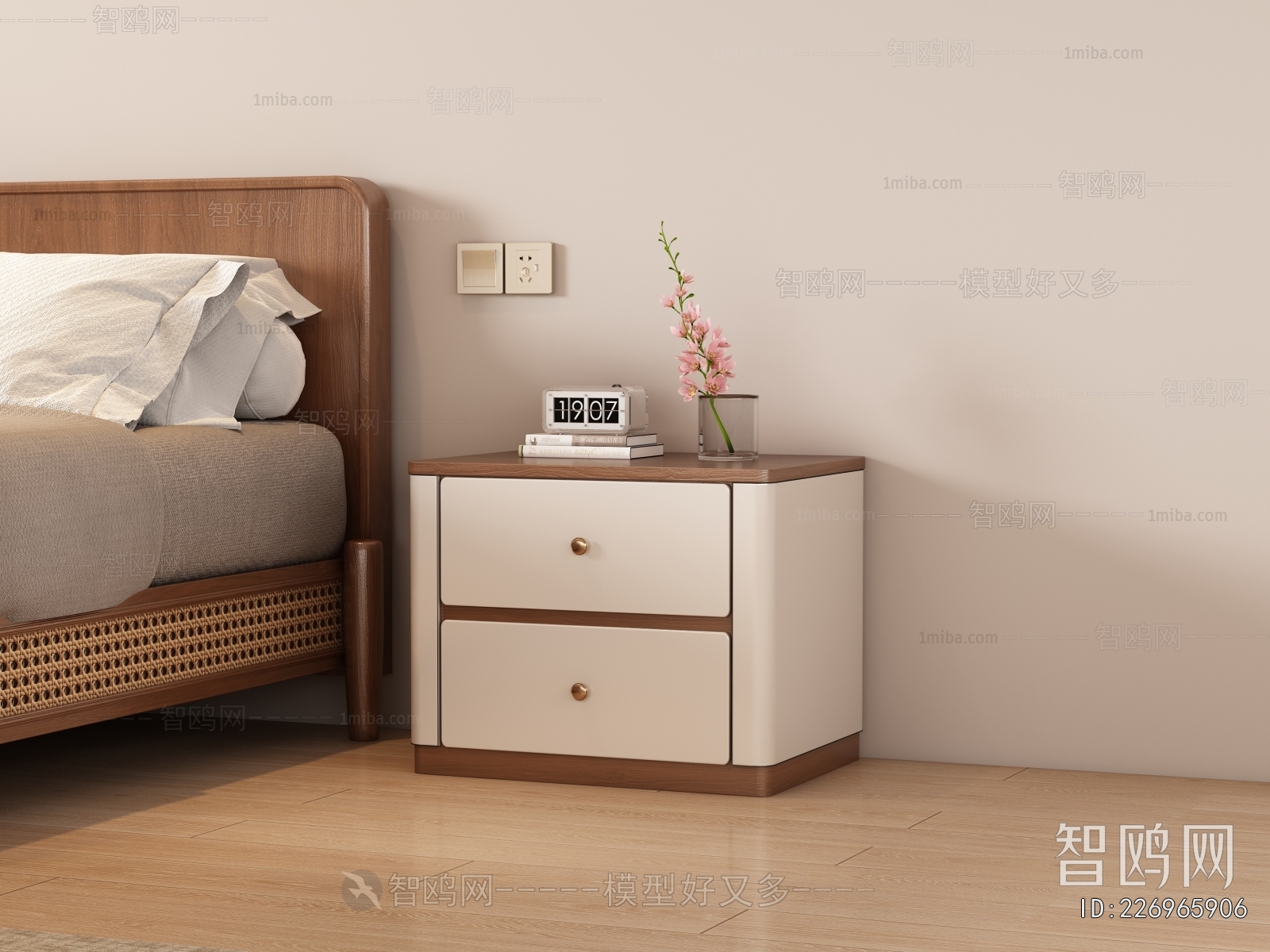 Modern Bedside Cupboard