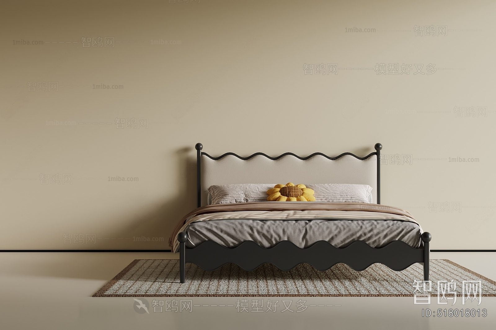 French Style Double Bed