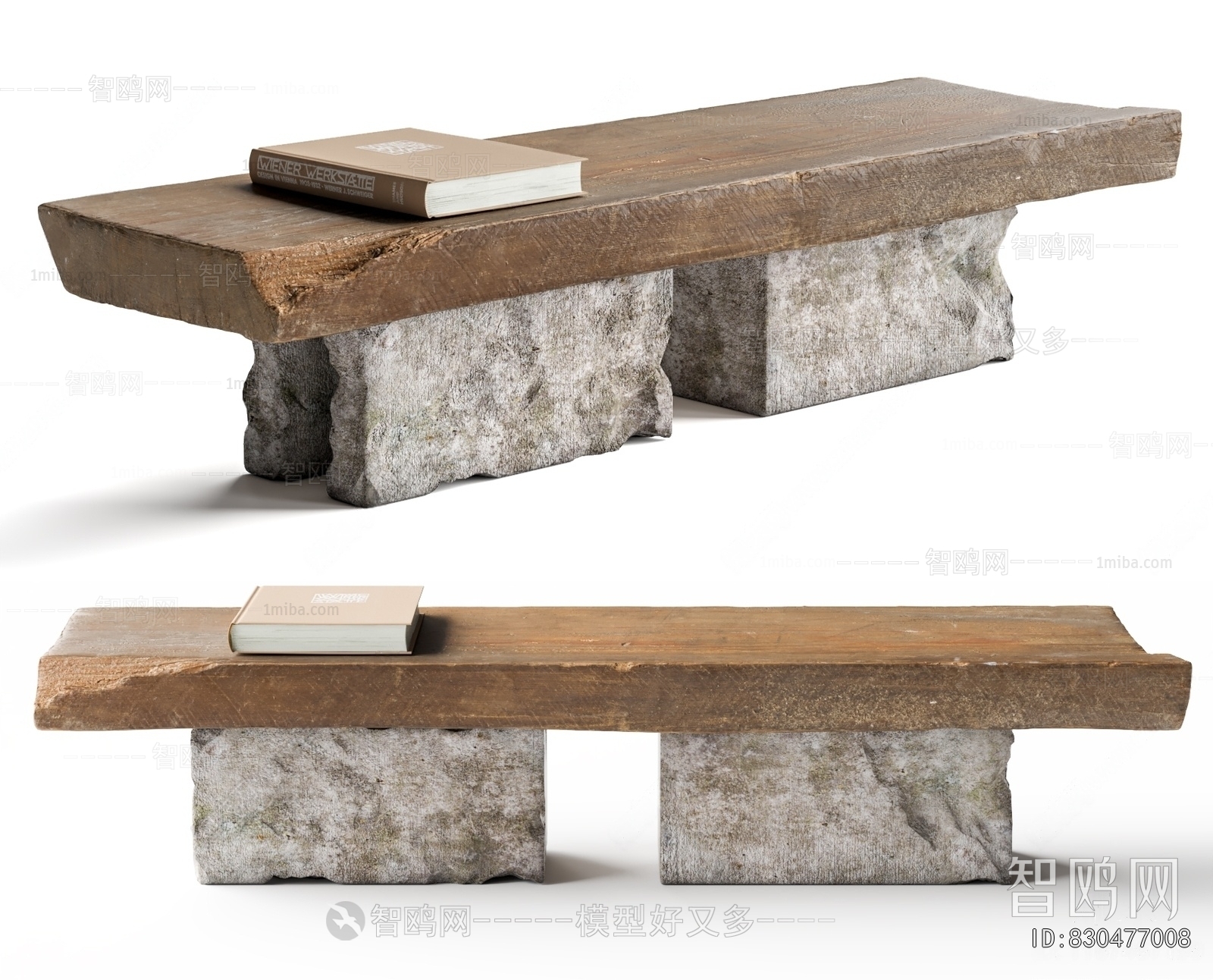 Wabi-sabi Style Bench