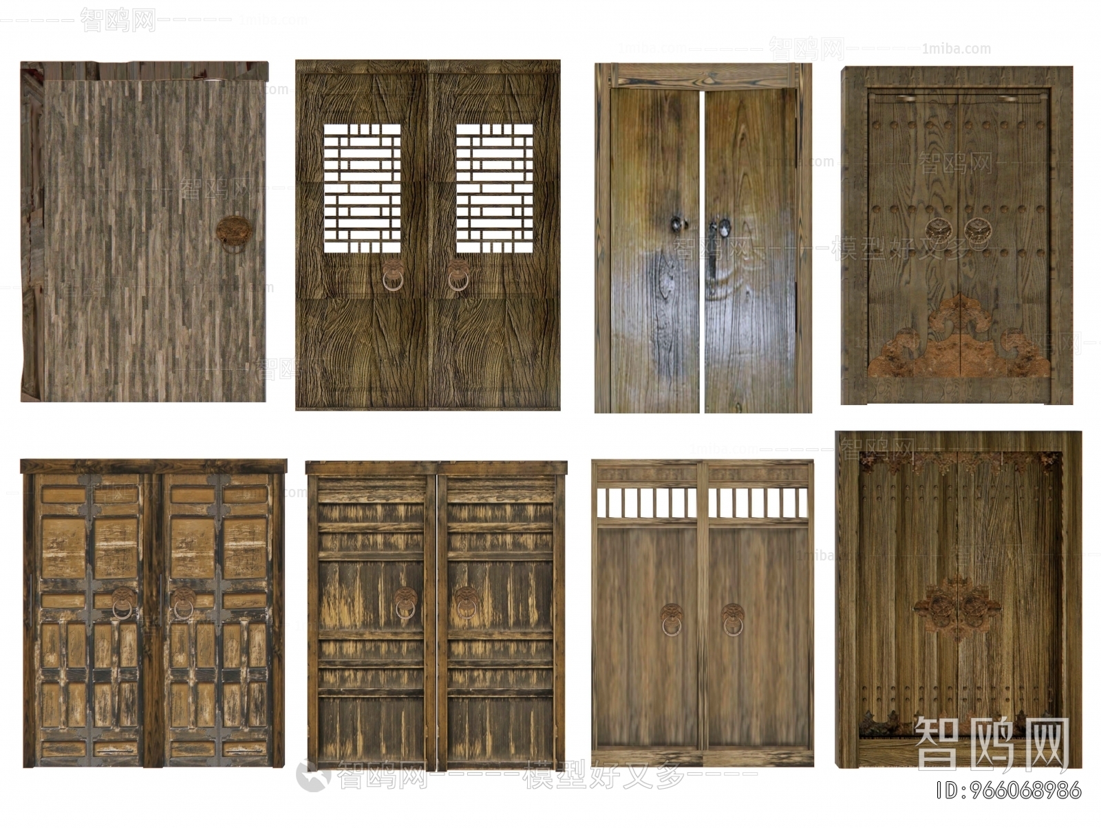 Chinese Style Double Door