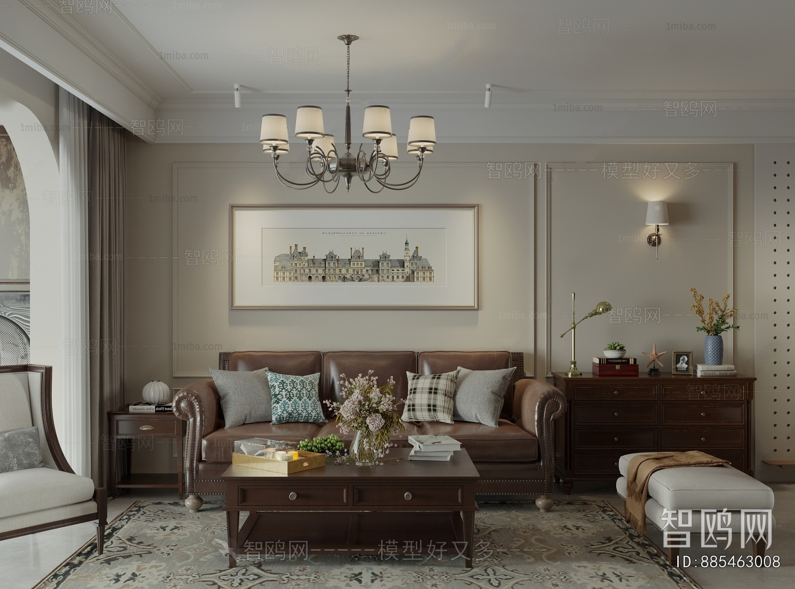 American Style A Living Room