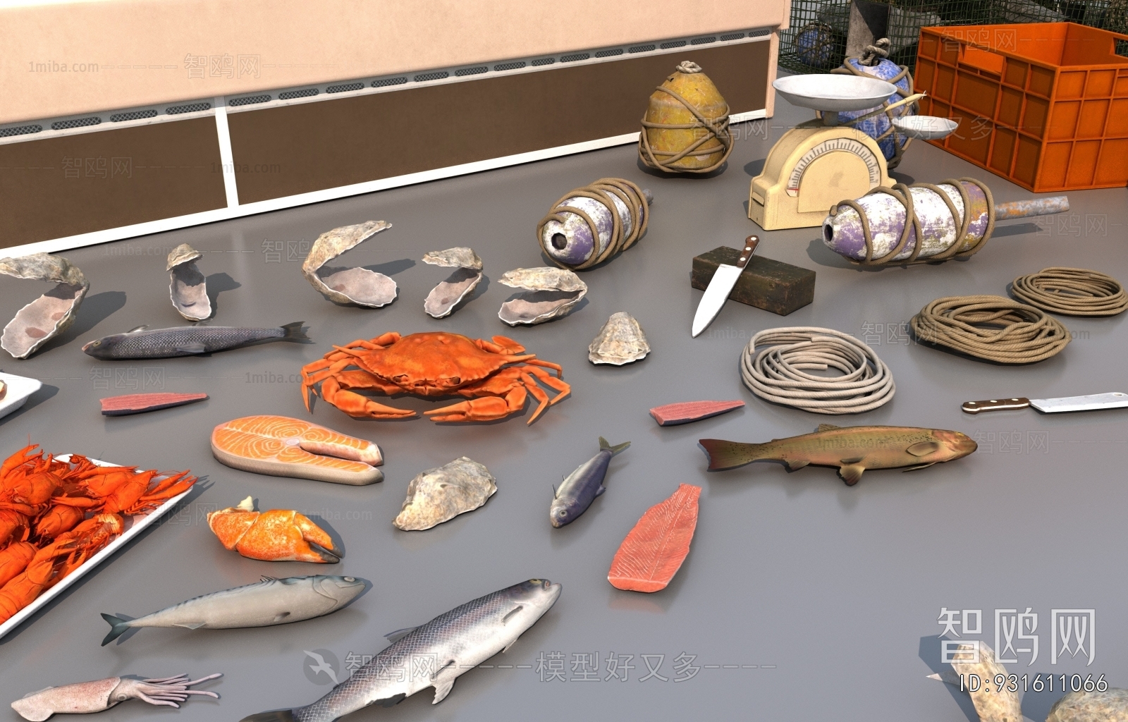 Modern Supermarket Shelf