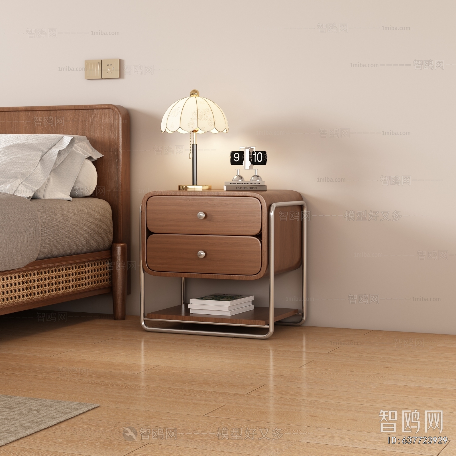 Modern Bedside Cupboard