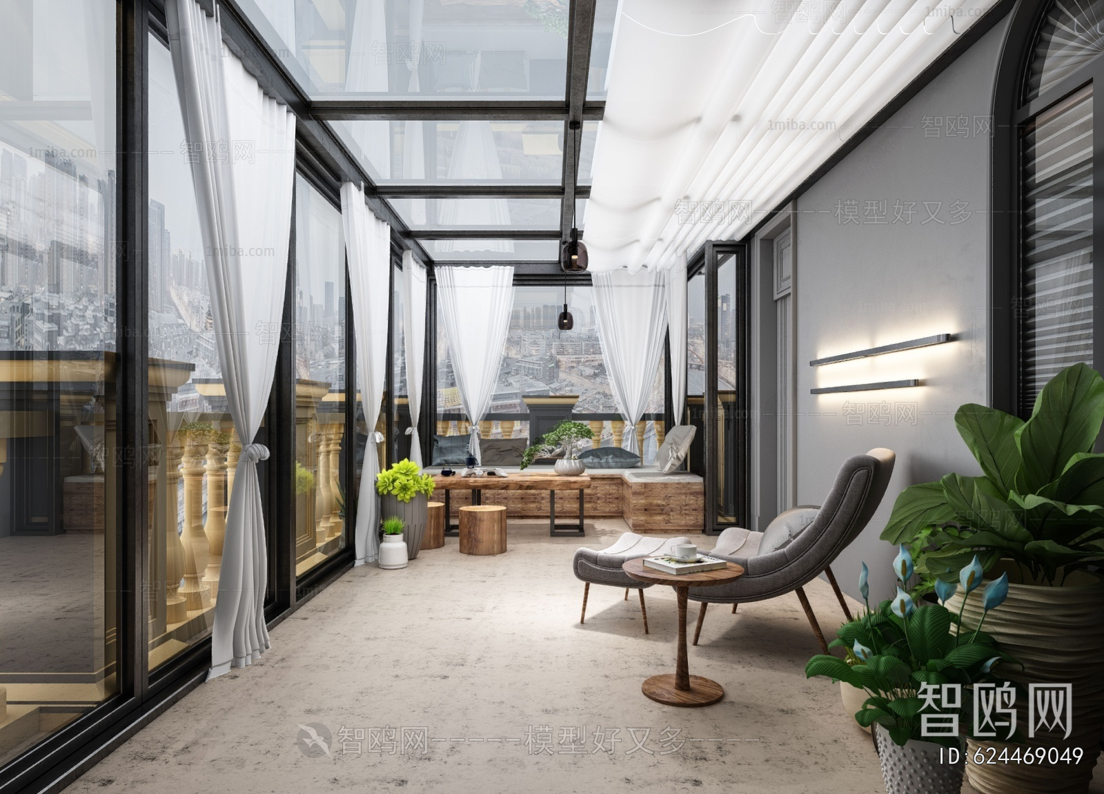 Modern Glass Sun Room