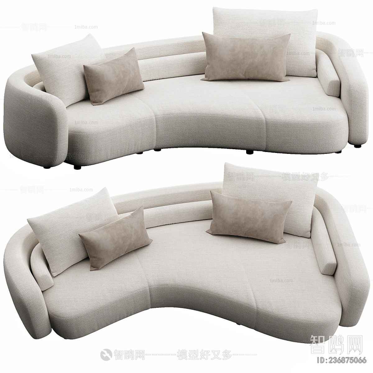 Modern Curved Sofa