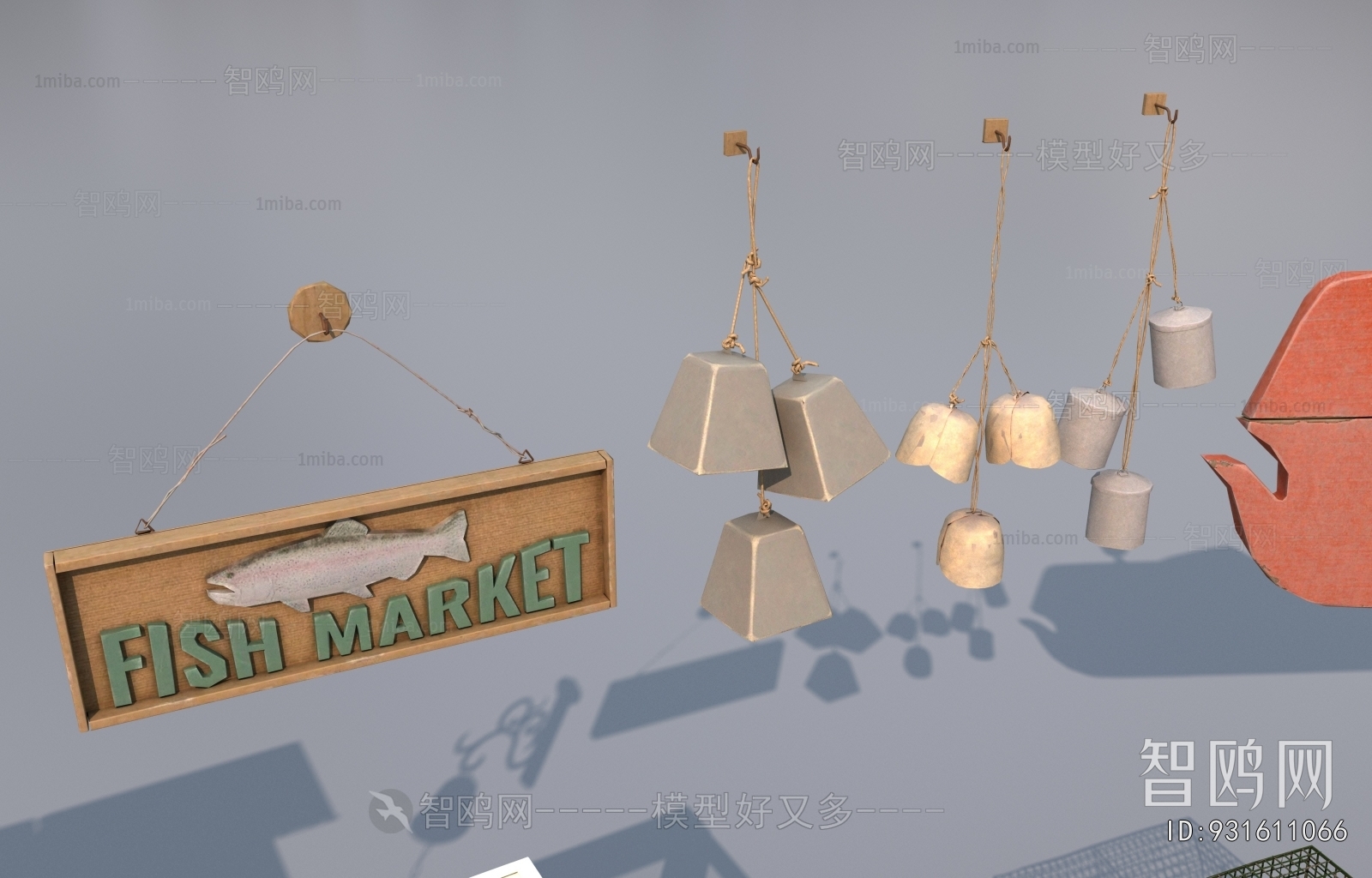 Modern Supermarket Shelf