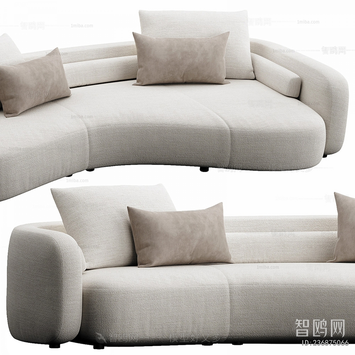 Modern Curved Sofa