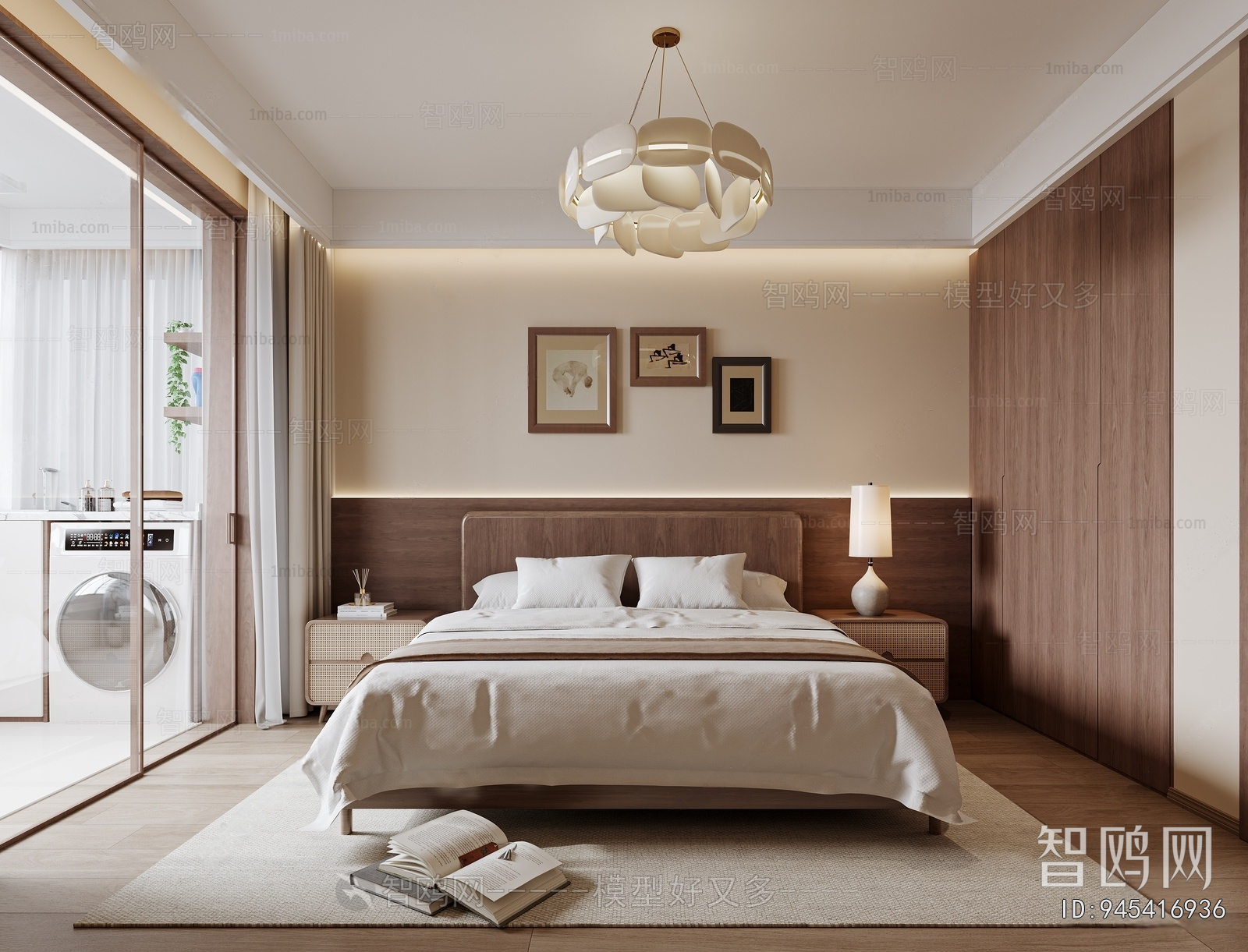 New Chinese Style Bedroom