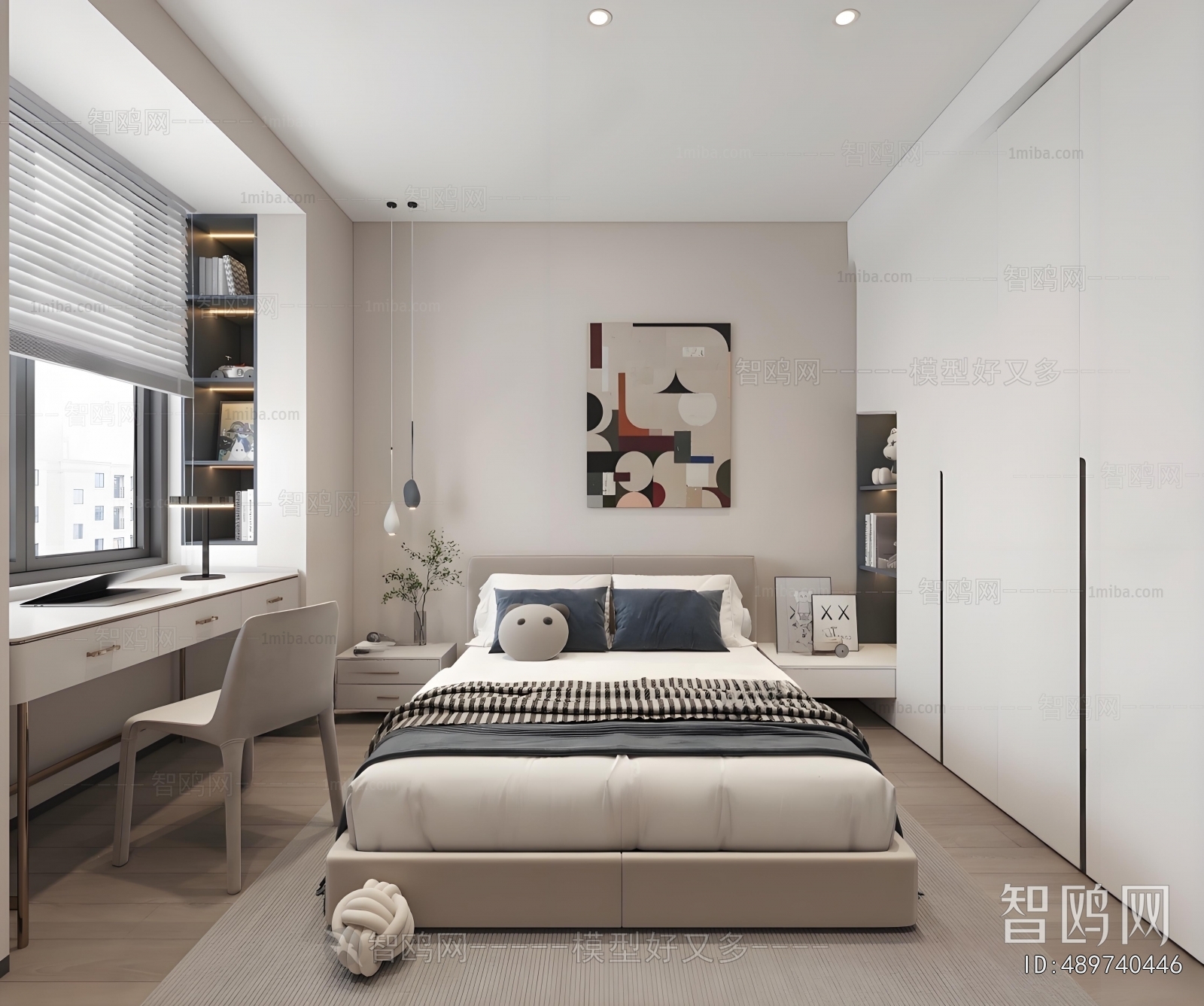 Modern Boy's Room And Son's Room