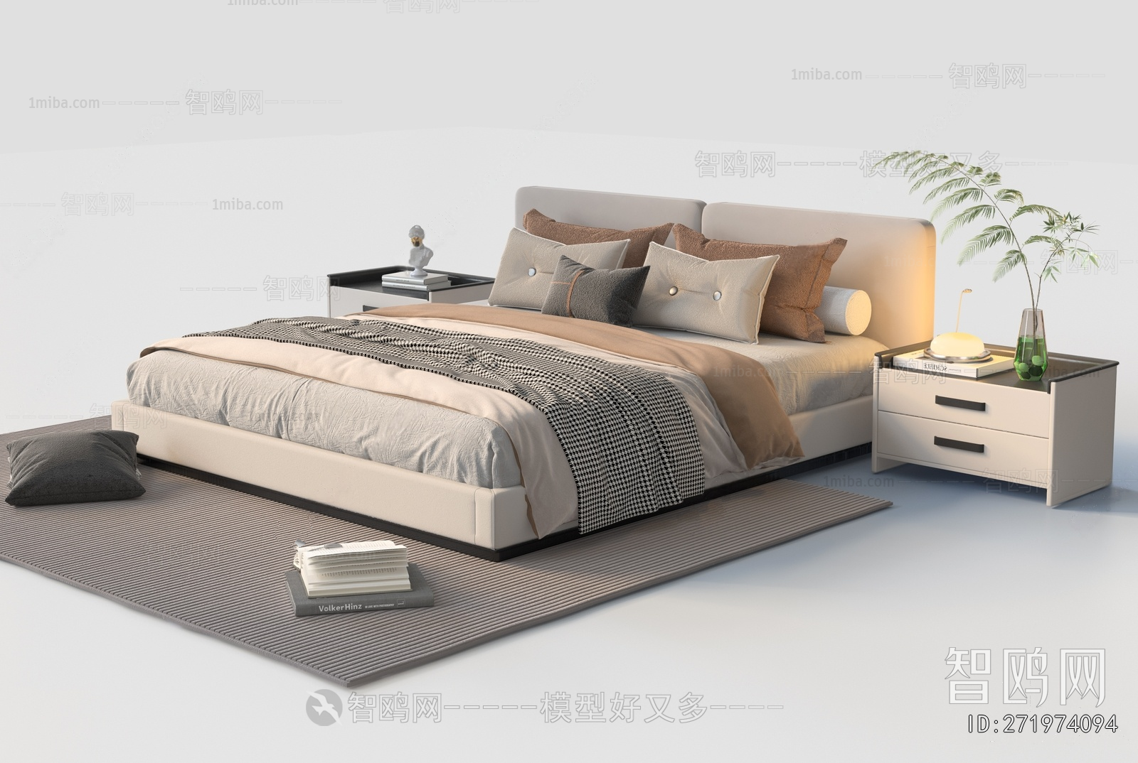 Modern Double Bed