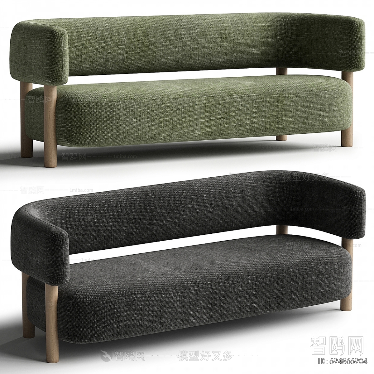Modern Three-seat Sofa