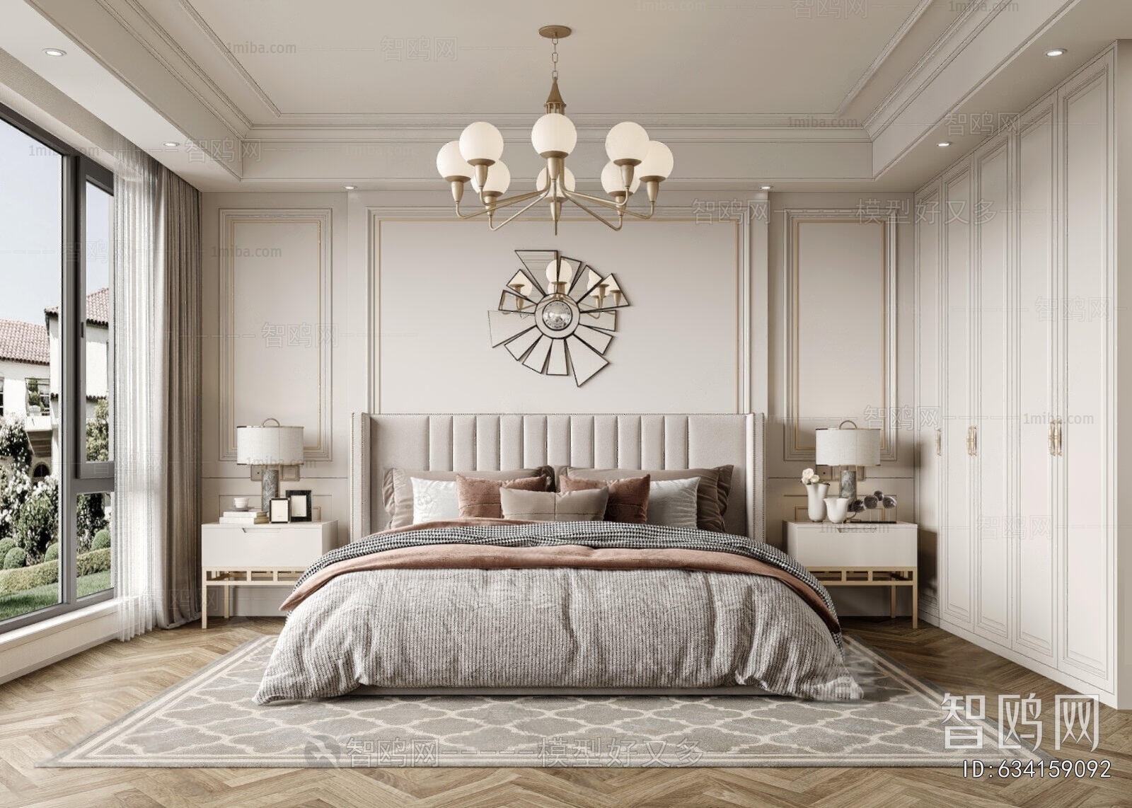 American Style Bedroom