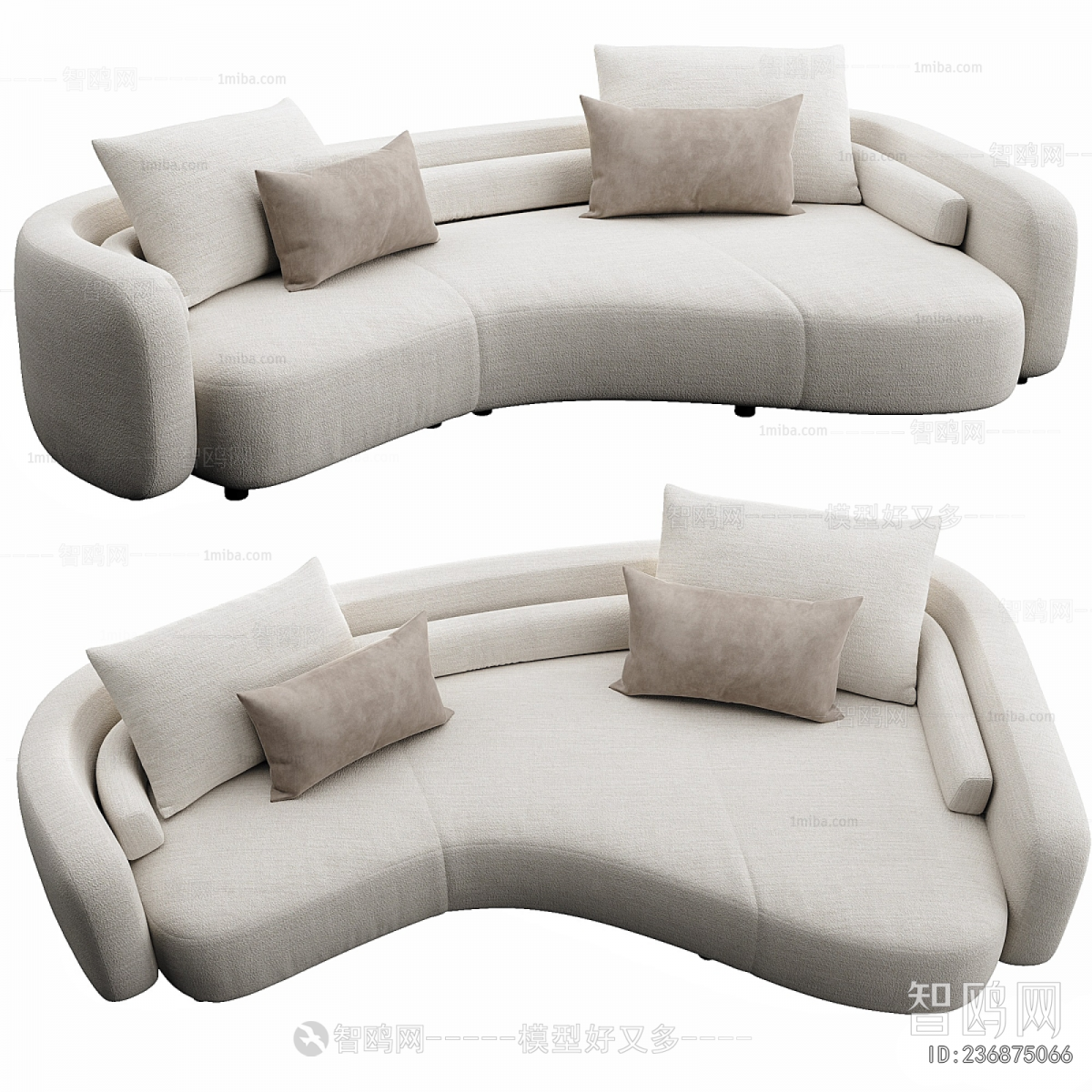 Modern Curved Sofa