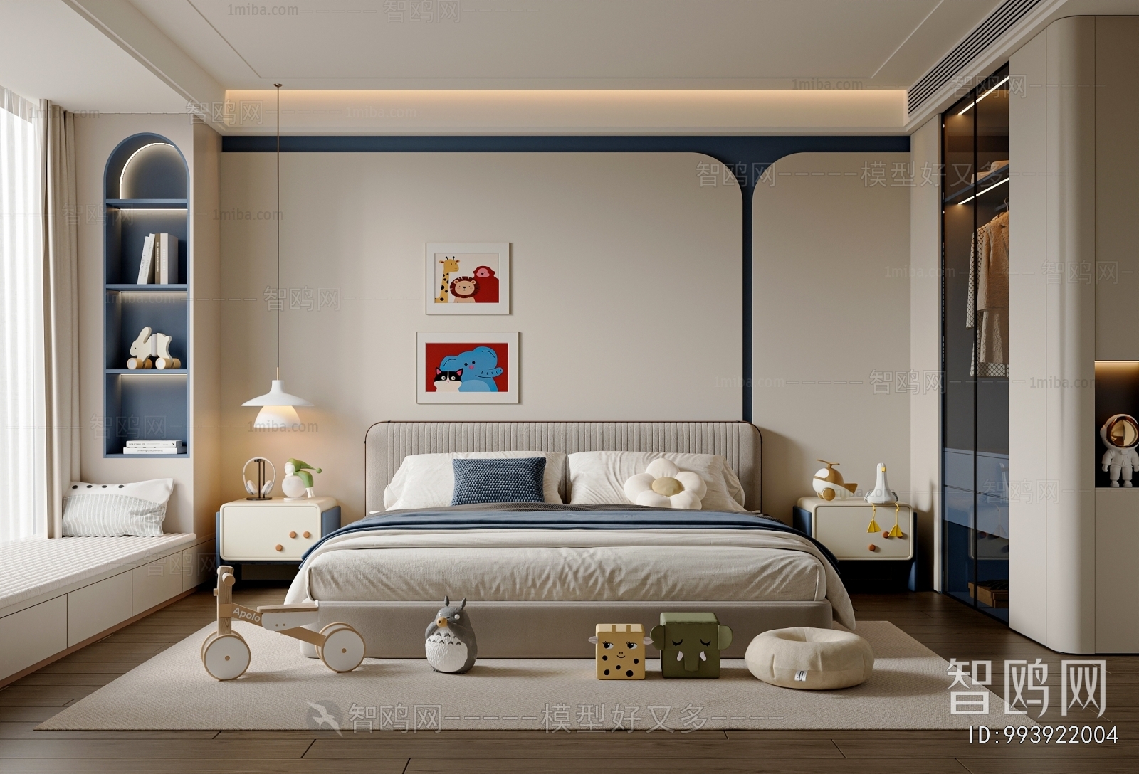 Modern Boy's Room And Son's Room