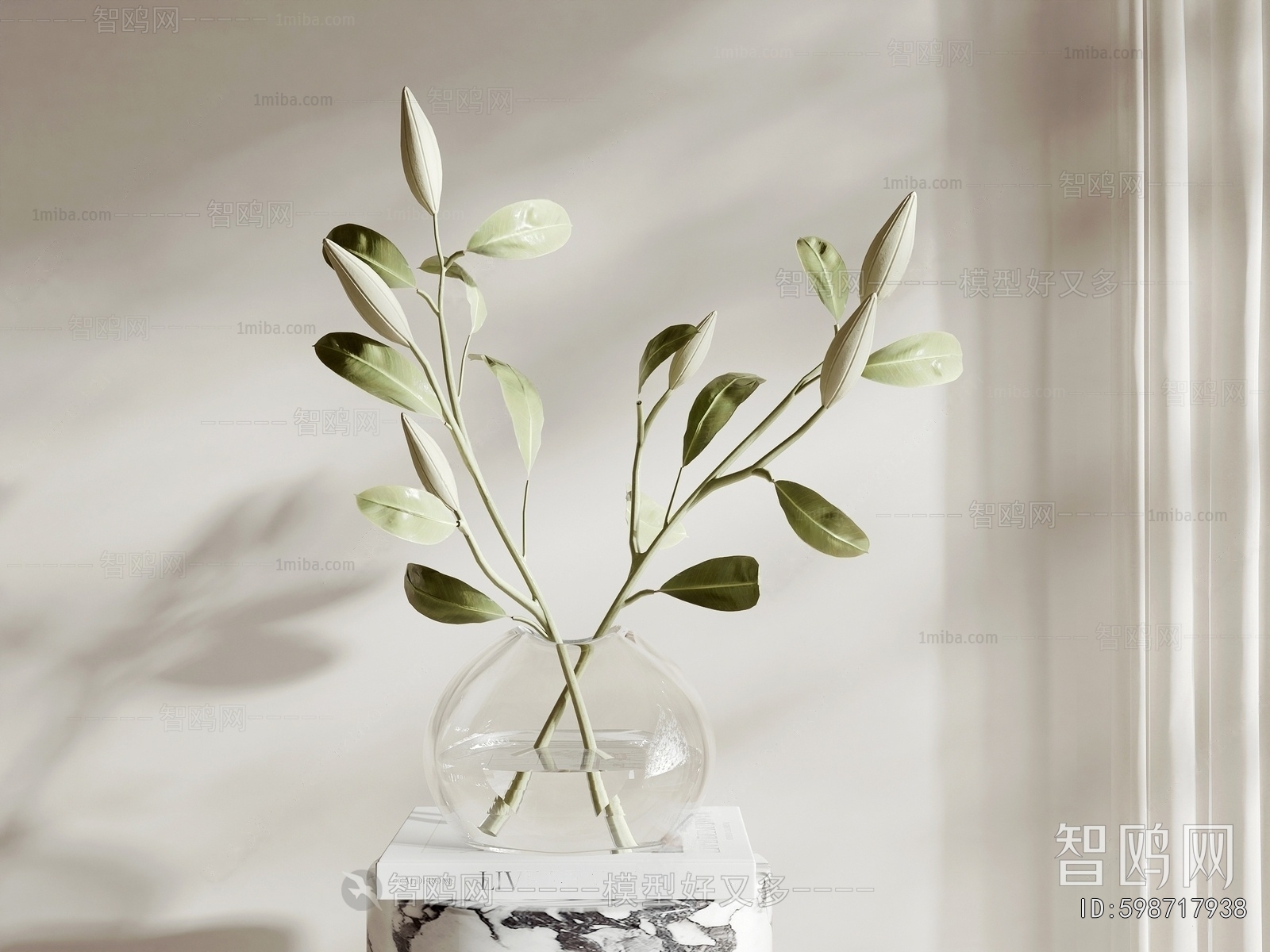 Modern Aquatic Green Plant