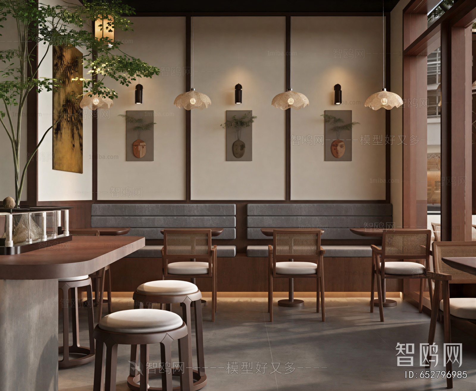 New Chinese Style Dining Room