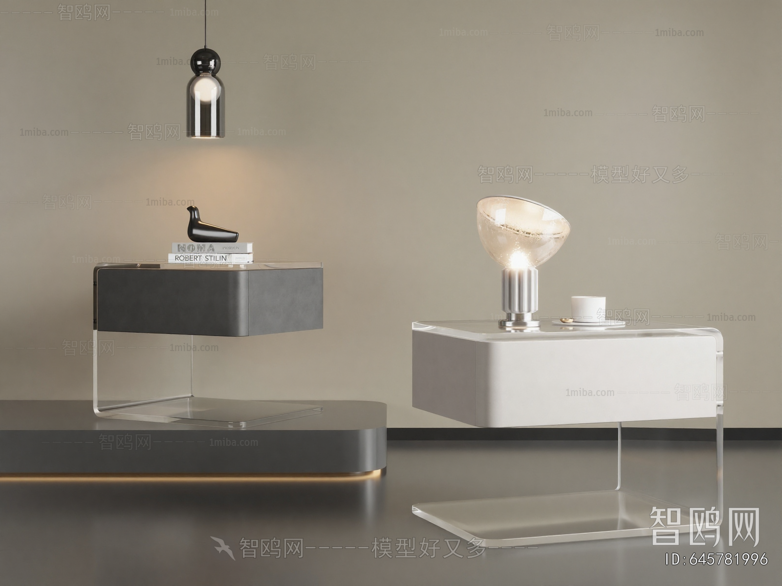 Modern Bedside Cupboard