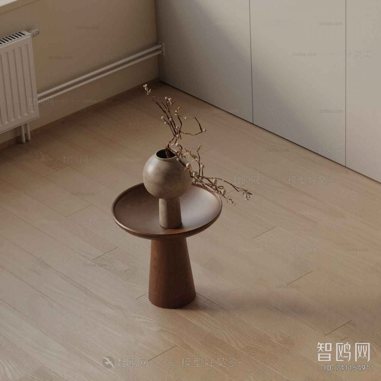 Wabi-sabi Style Side Table/corner Table