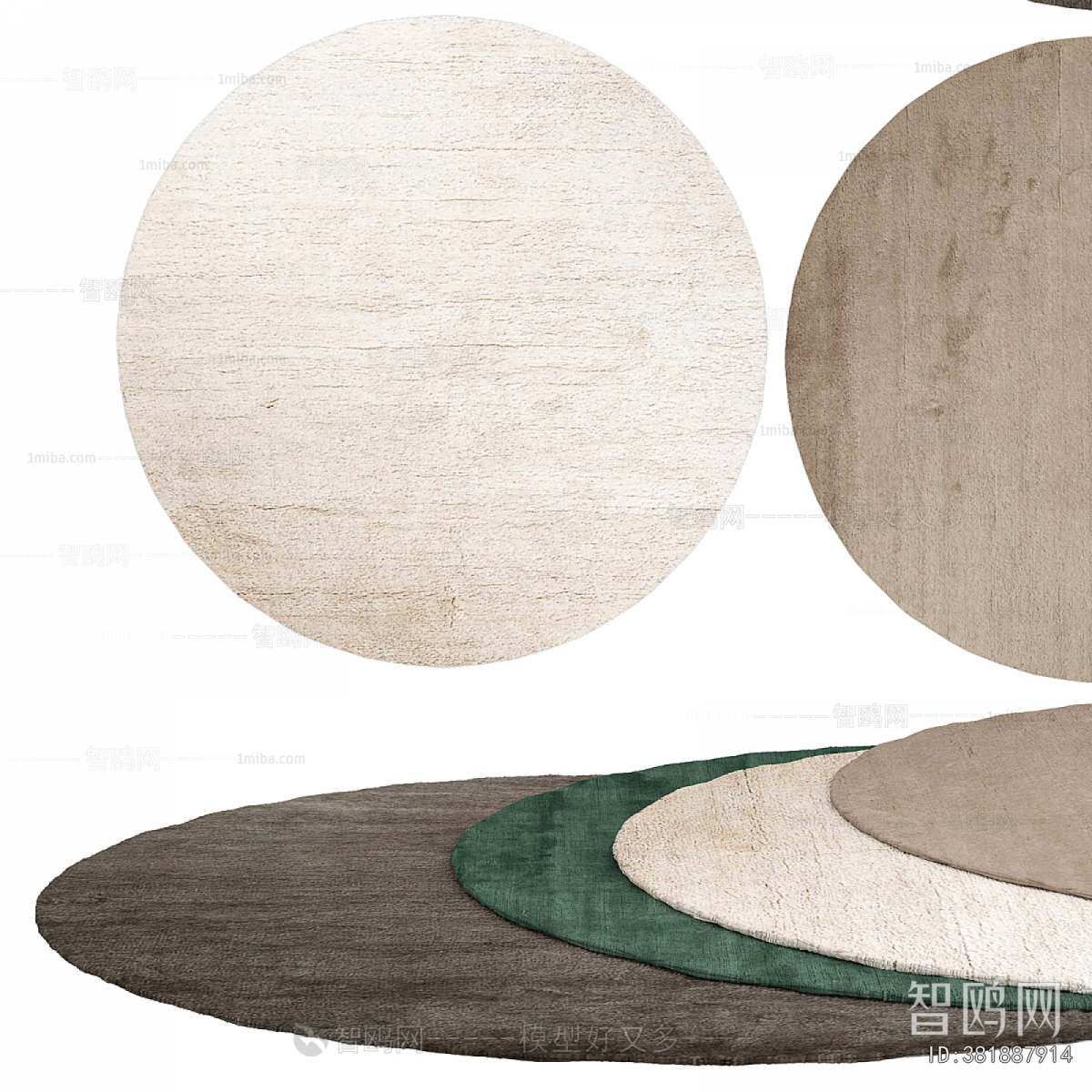 Modern Circular Carpet