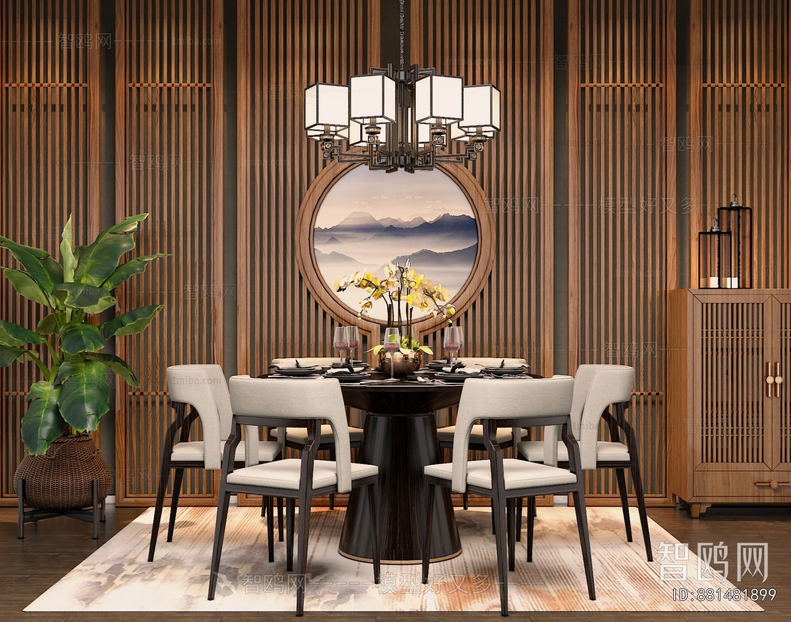 New Chinese Style Dining Table And Chairs