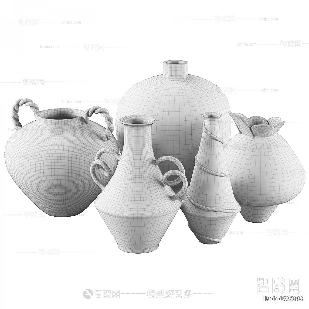 Wabi-sabi Style Clay Pot