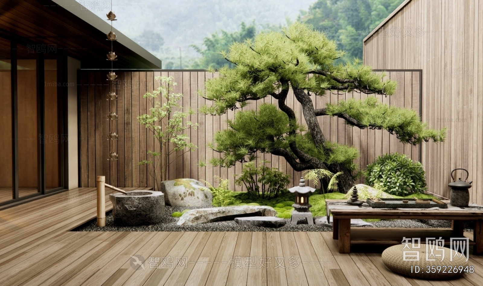 New Chinese Style Courtyard/landscape
