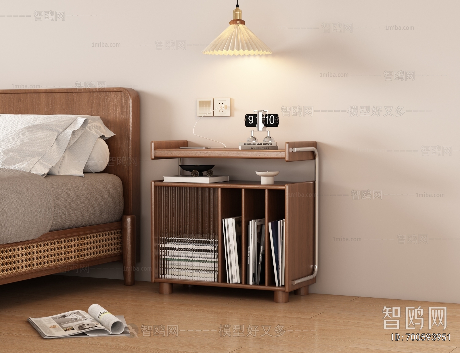 Modern Bedside Cupboard