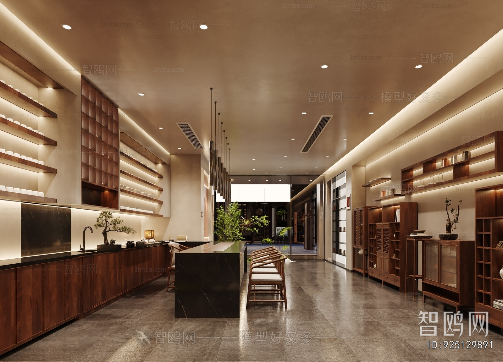 New Chinese Style Teahouse Tea House