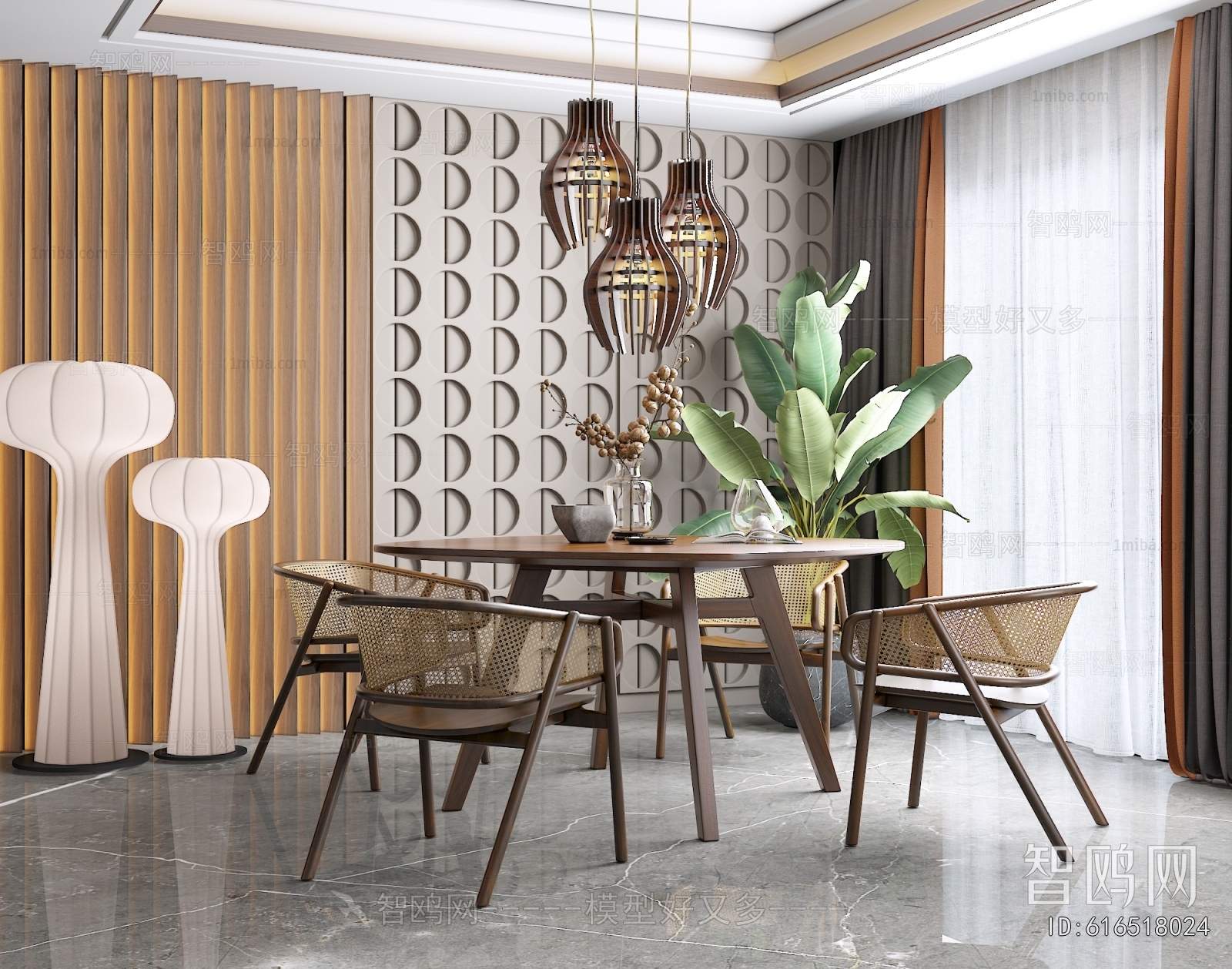 New Chinese Style Dining Room