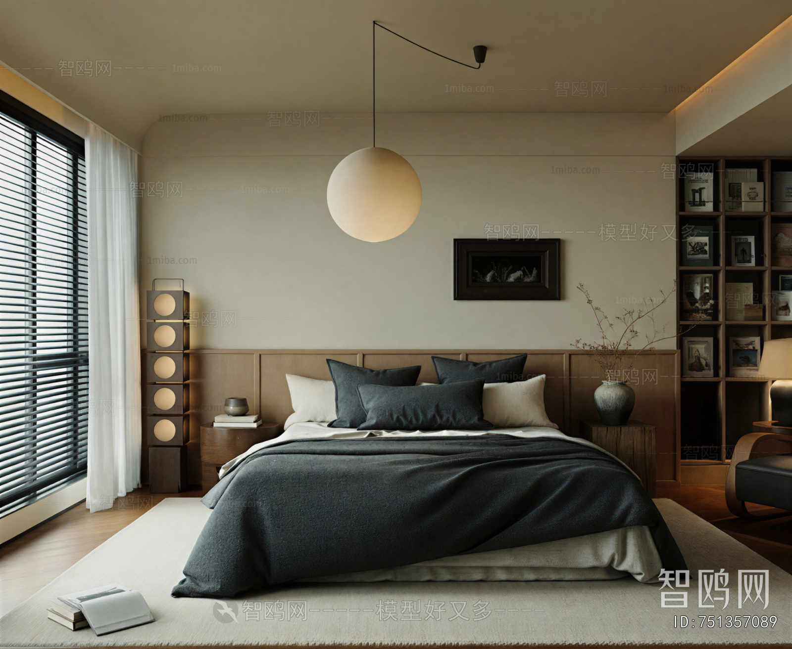 Wabi-sabi Style Bedroom