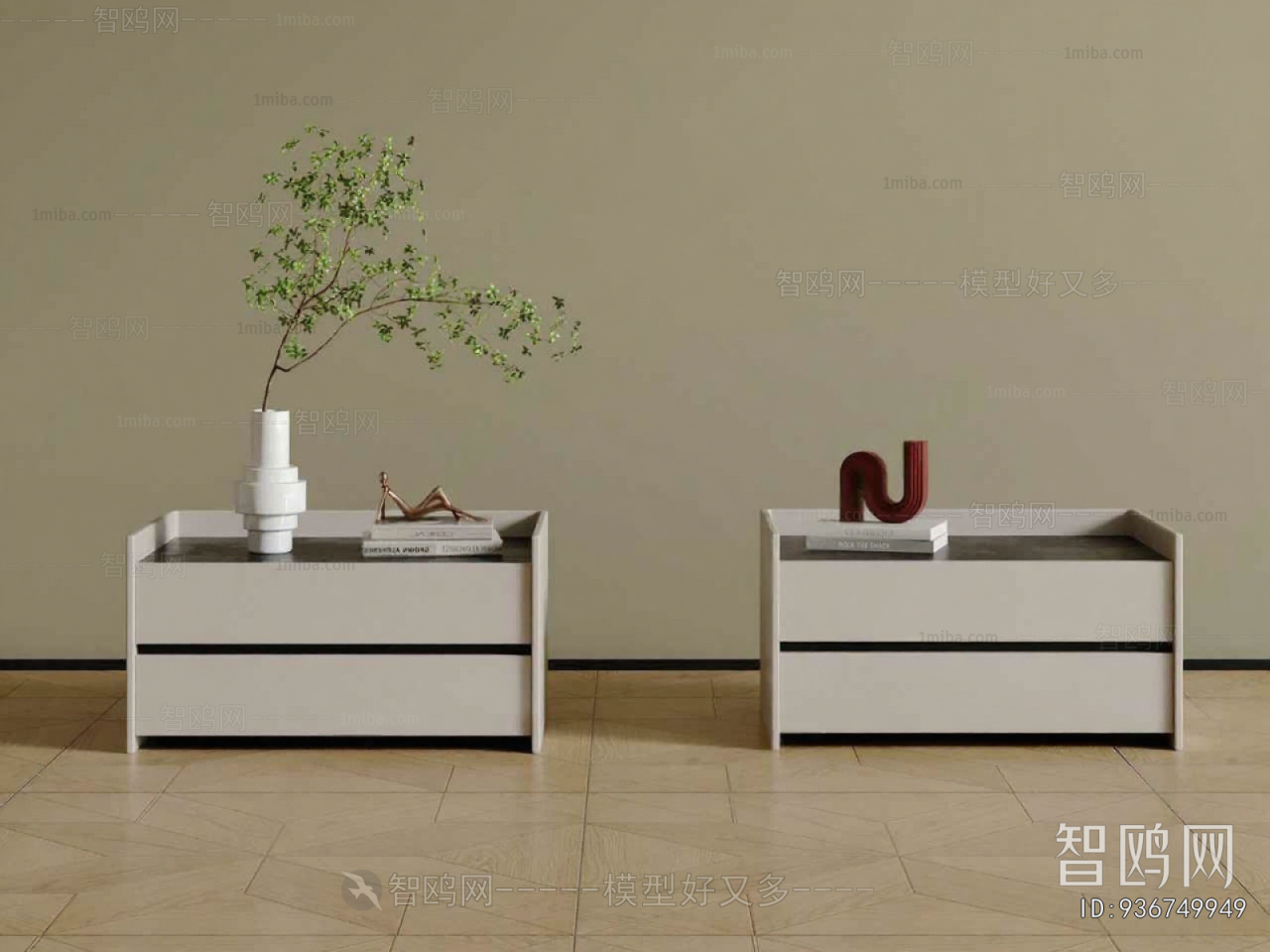 Modern Bedside Cupboard