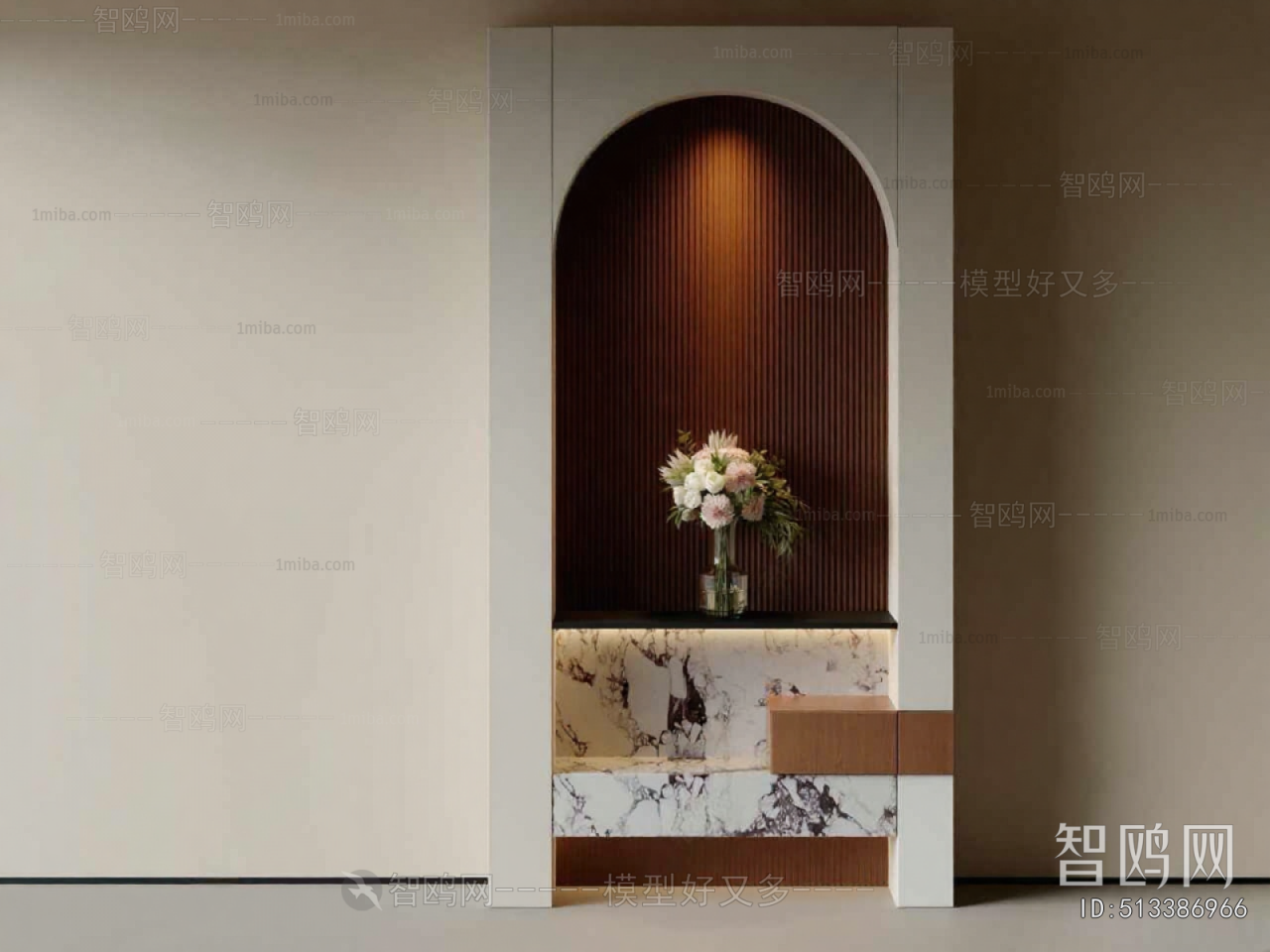 French Style Entrance Cabinet