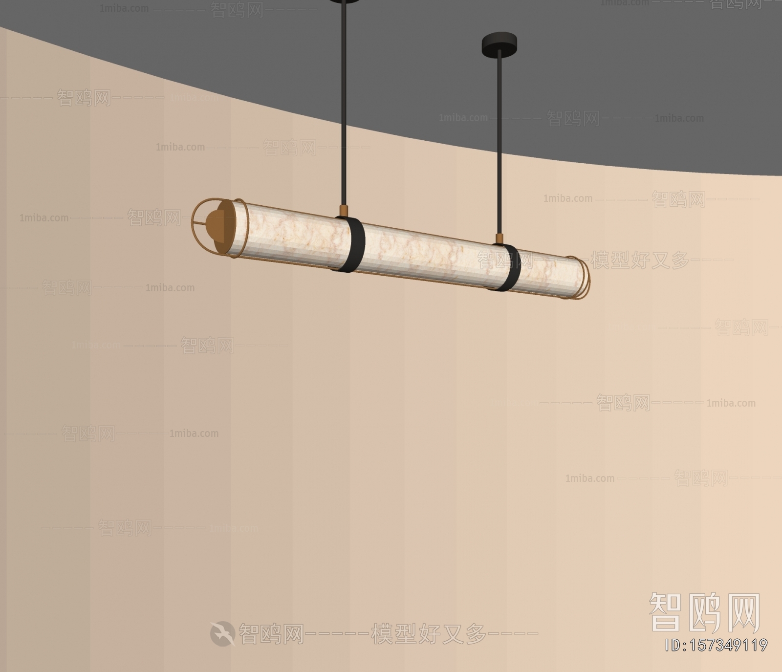 Modern Long Chandelier