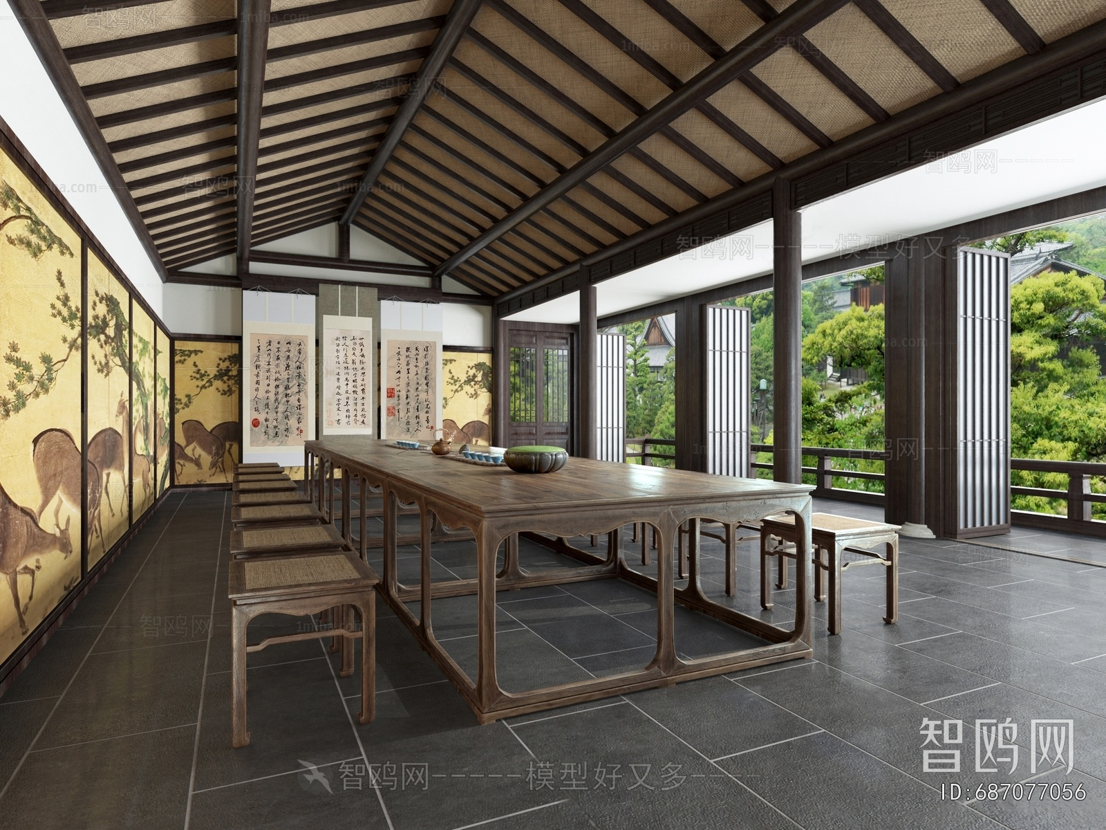 Chinese Style Teahouse Tea House