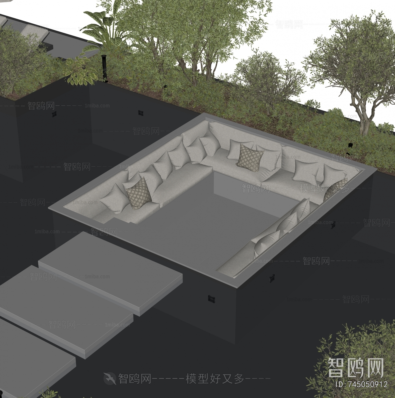 Modern Card Seat Sofa