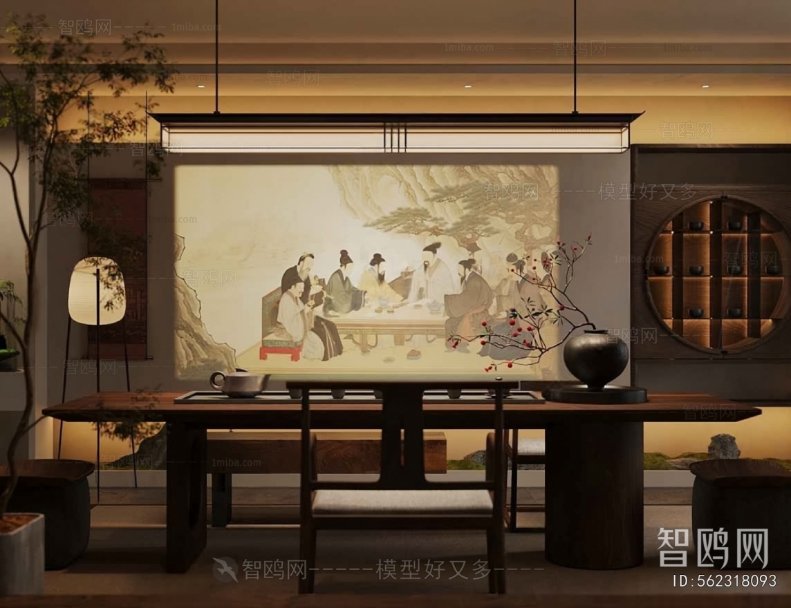 New Chinese Style Teahouse Tea House