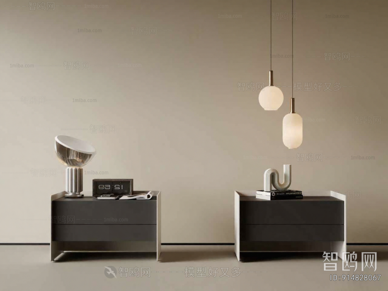 Modern Bedside Cupboard