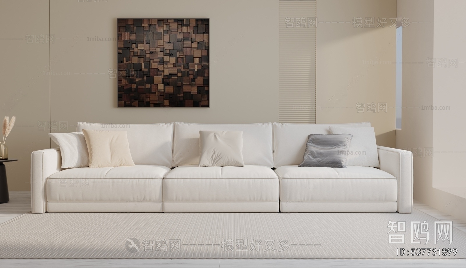 Modern Three-seat Sofa