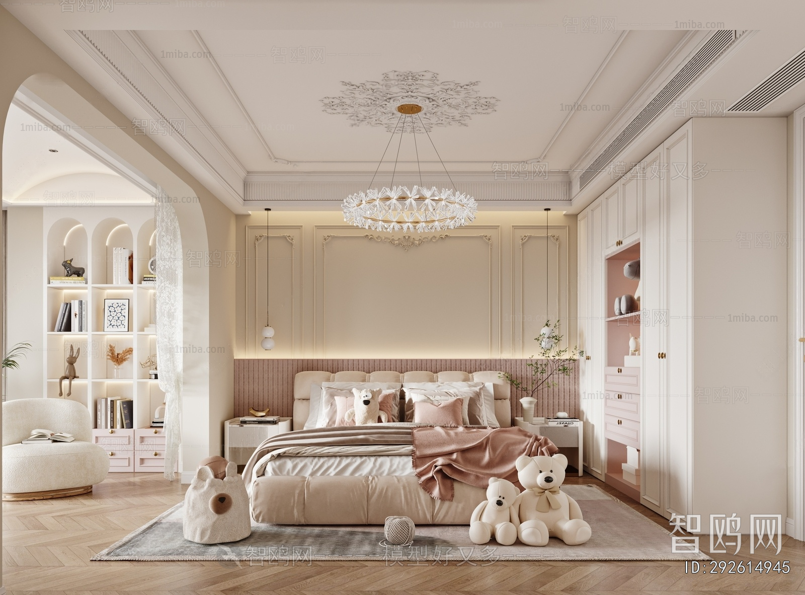 French Style Girl's Room Daughter's Room