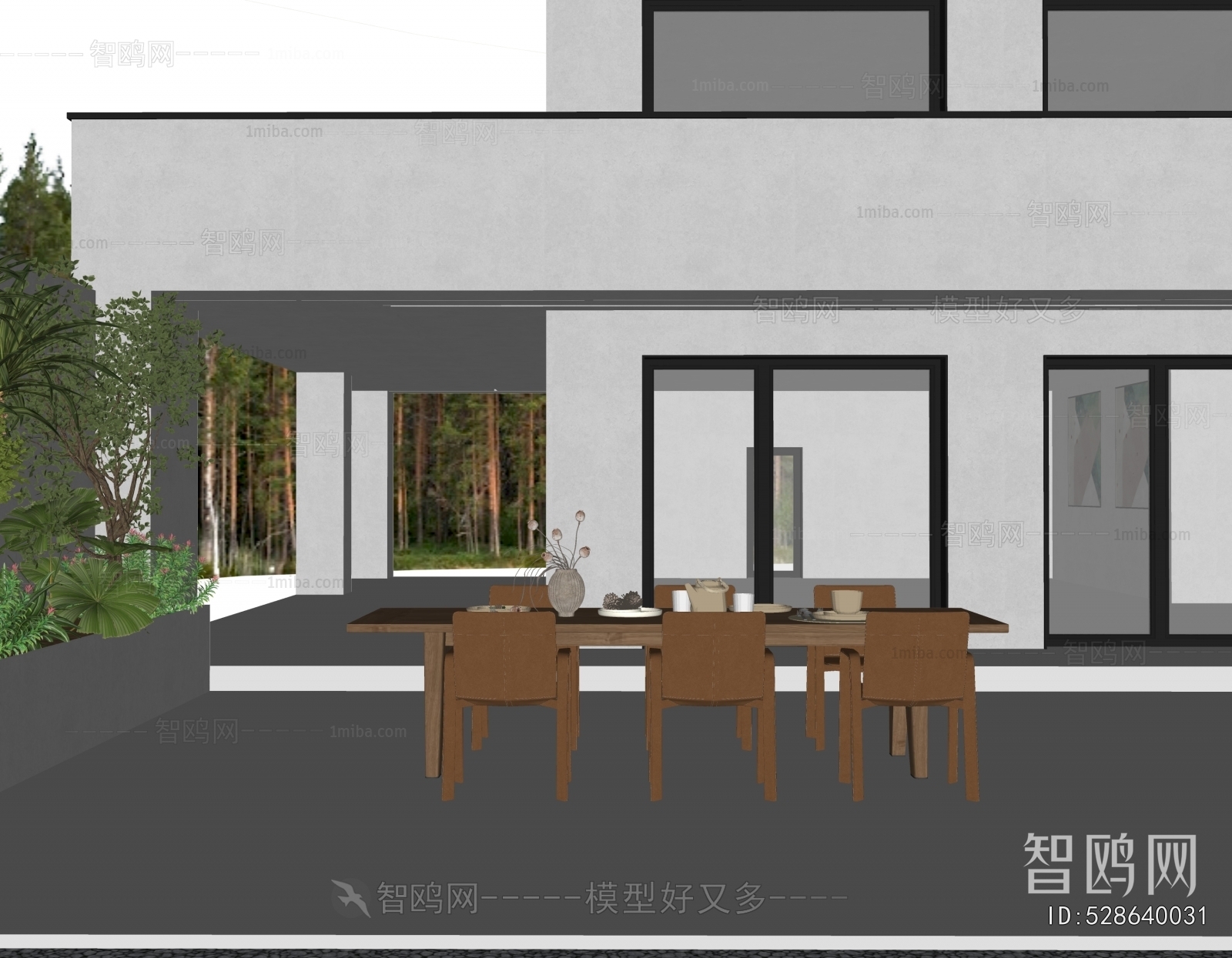 Modern Courtyard/landscape