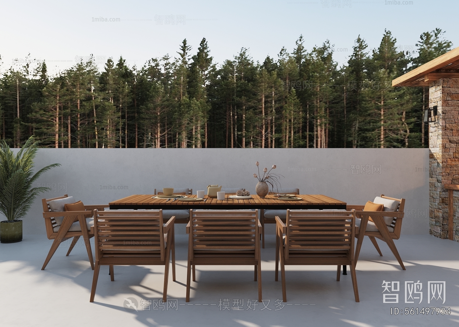 Modern Courtyard/landscape