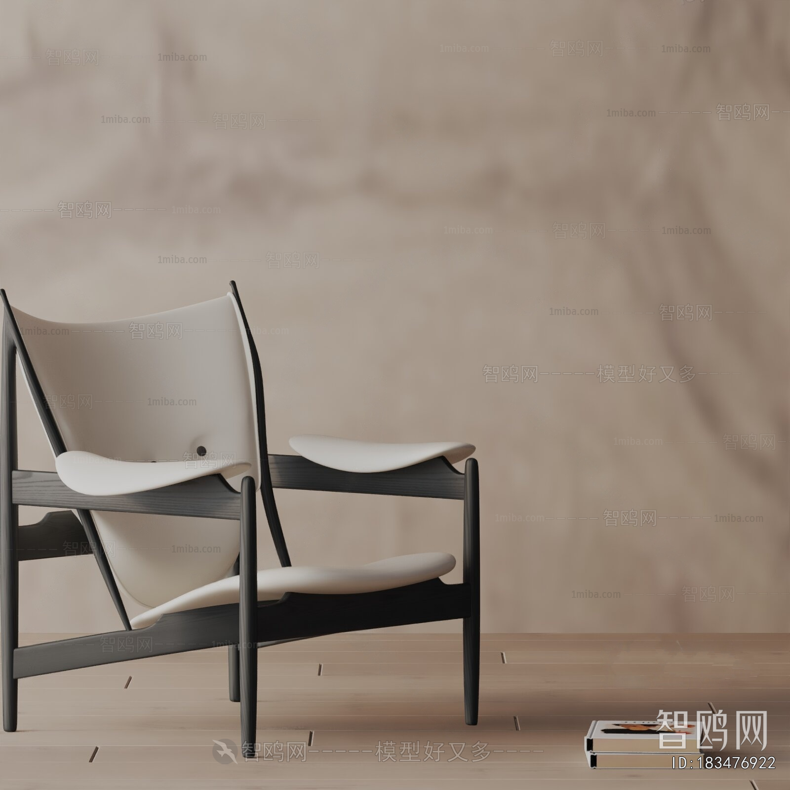 Wabi-sabi Style Lounge Chair