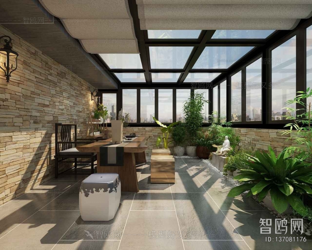 Modern Glass Sun Room