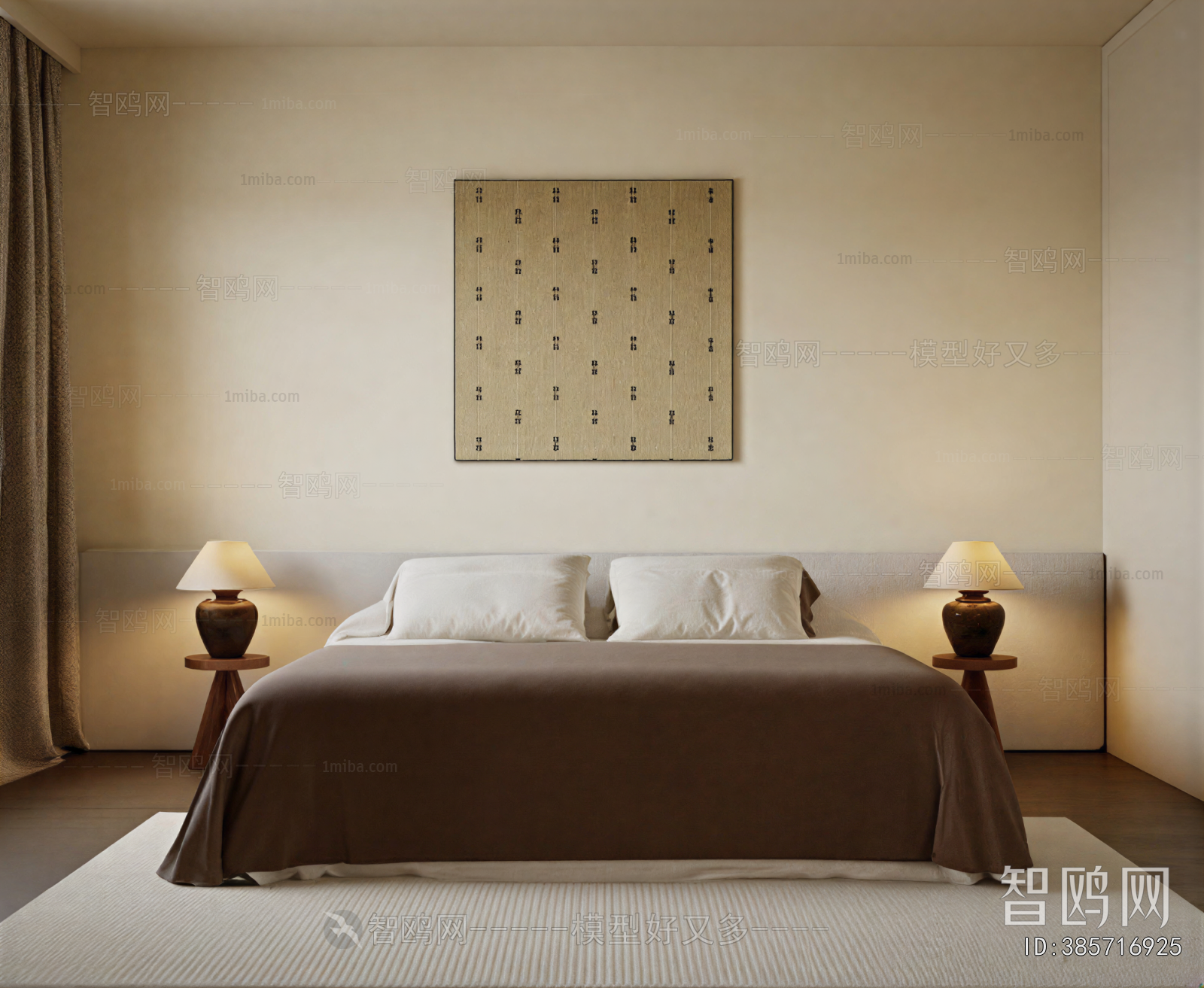 Wabi-sabi Style Bedroom